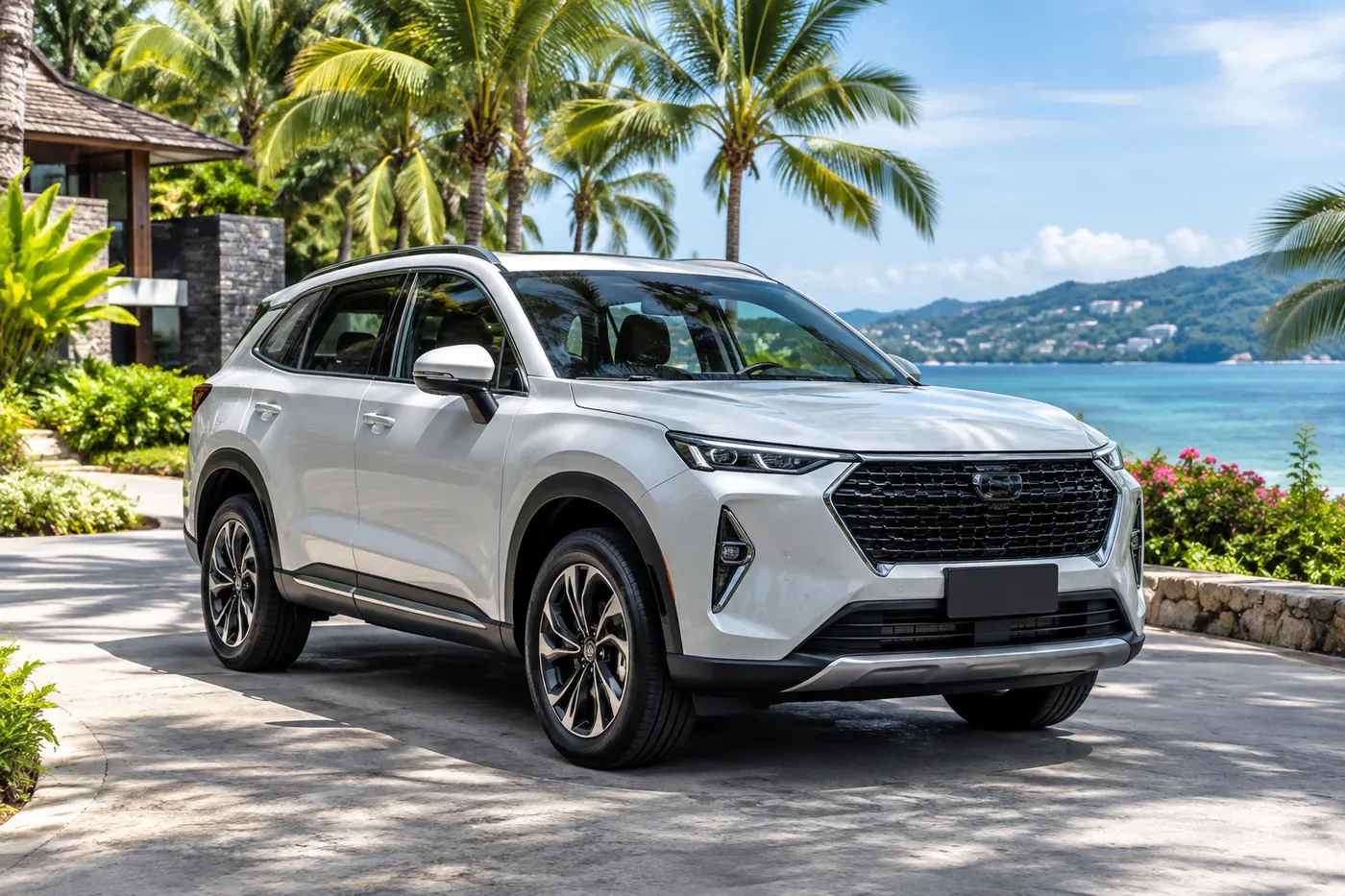 Сгенерированная иллюстрация: SUV Rental in Phuket