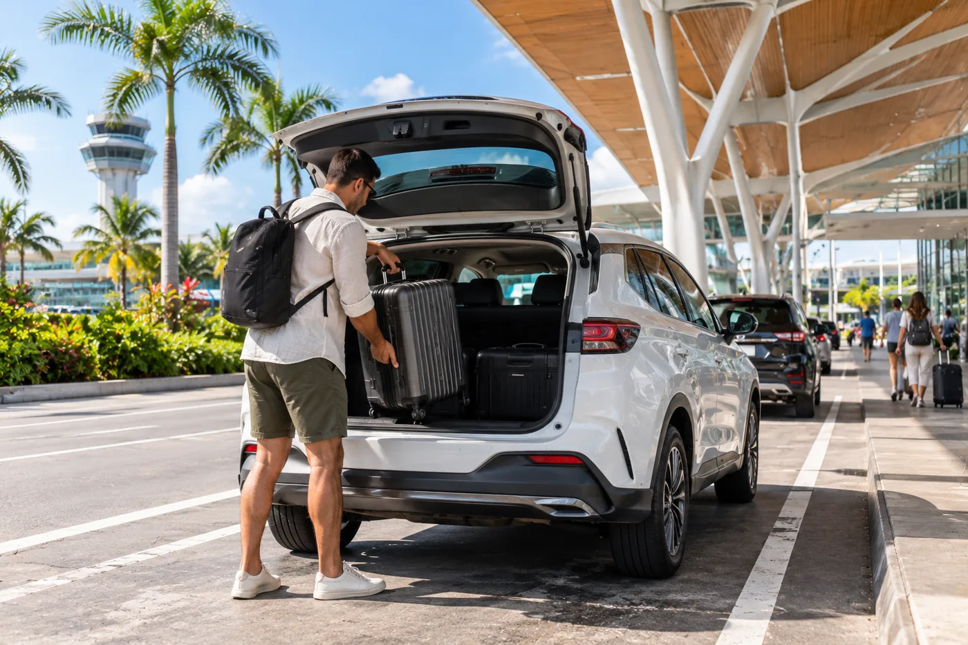 Generated illustration: Monthly Car Rental from Phuket Airport