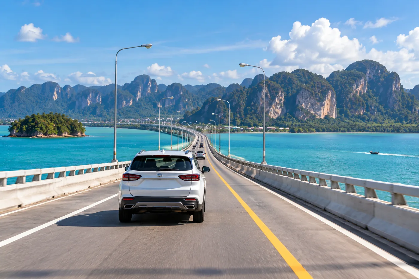 Generated illustration: How to Drive from Phuket to Ao Nang
