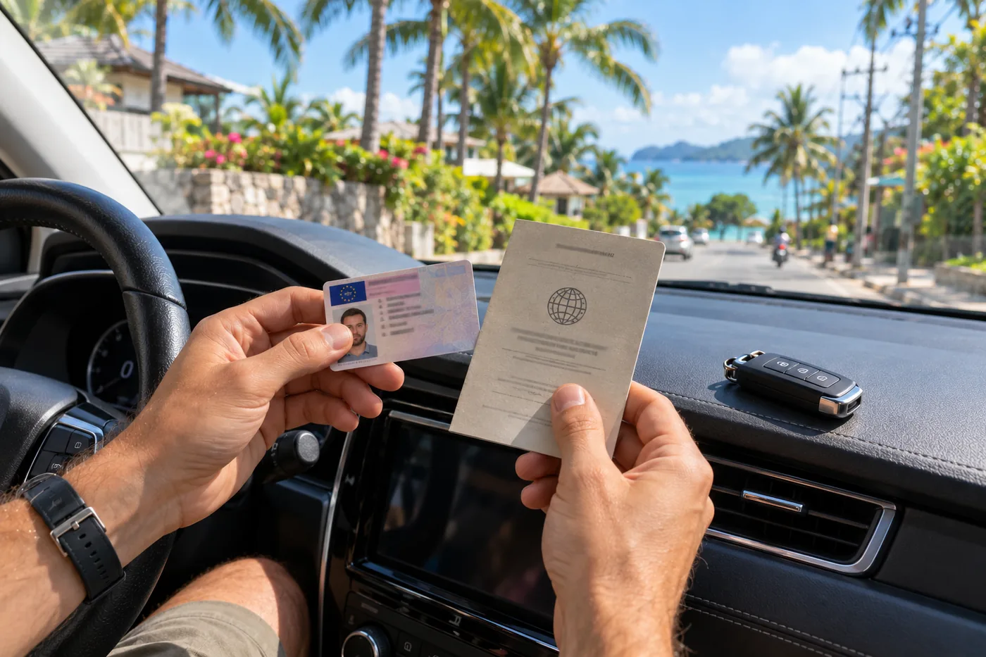 Generated illustration: Can I Drive in Phuket with an Irish Licence