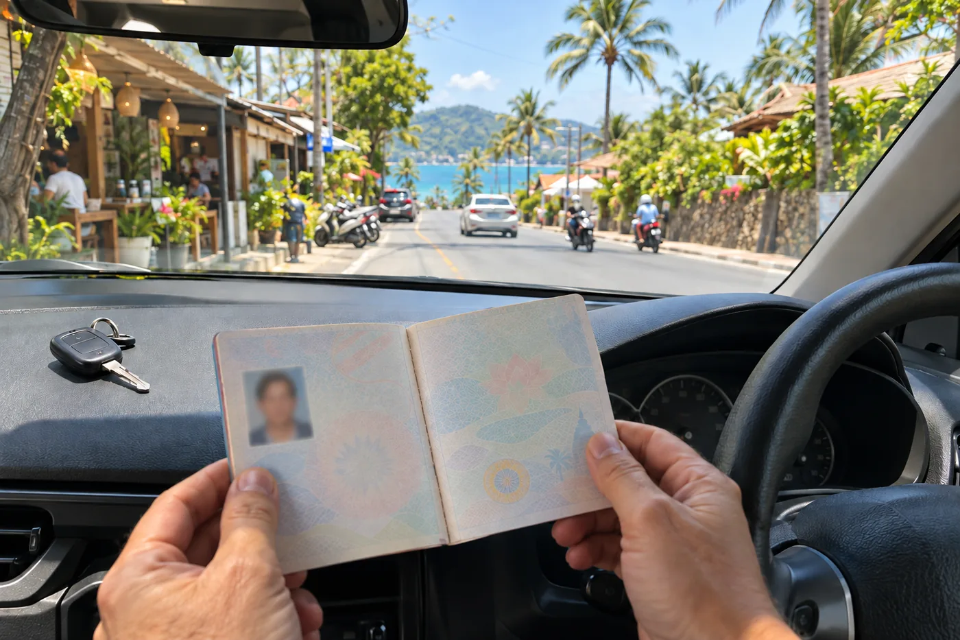 Generated illustration: Can I Drive in Phuket with a Canadian Licence