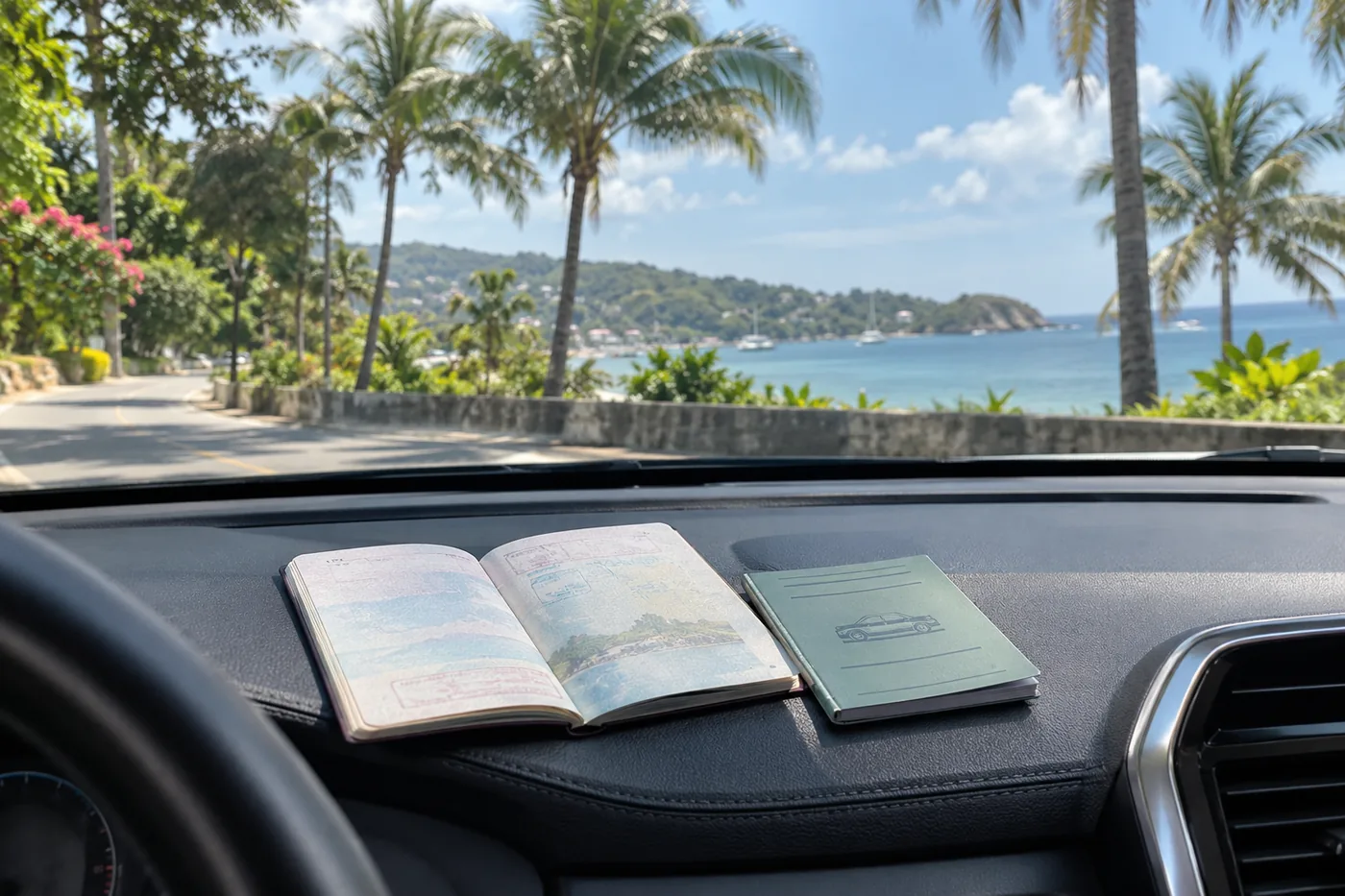 Generated illustration: Do I Need an IDP to Rent a Car in Phuket