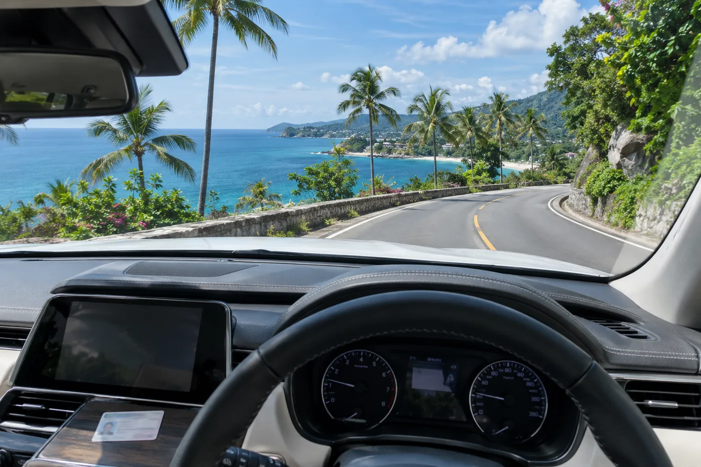 Generated illustration: Can I Drive in Phuket with a Malaysian Licence