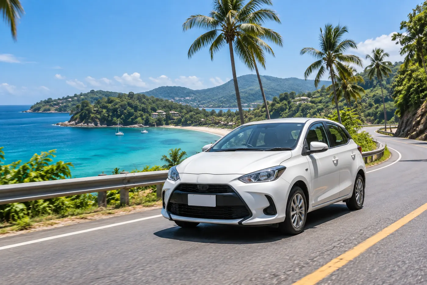 Generated illustration: Minimum Age to Rent a Car in Phuket