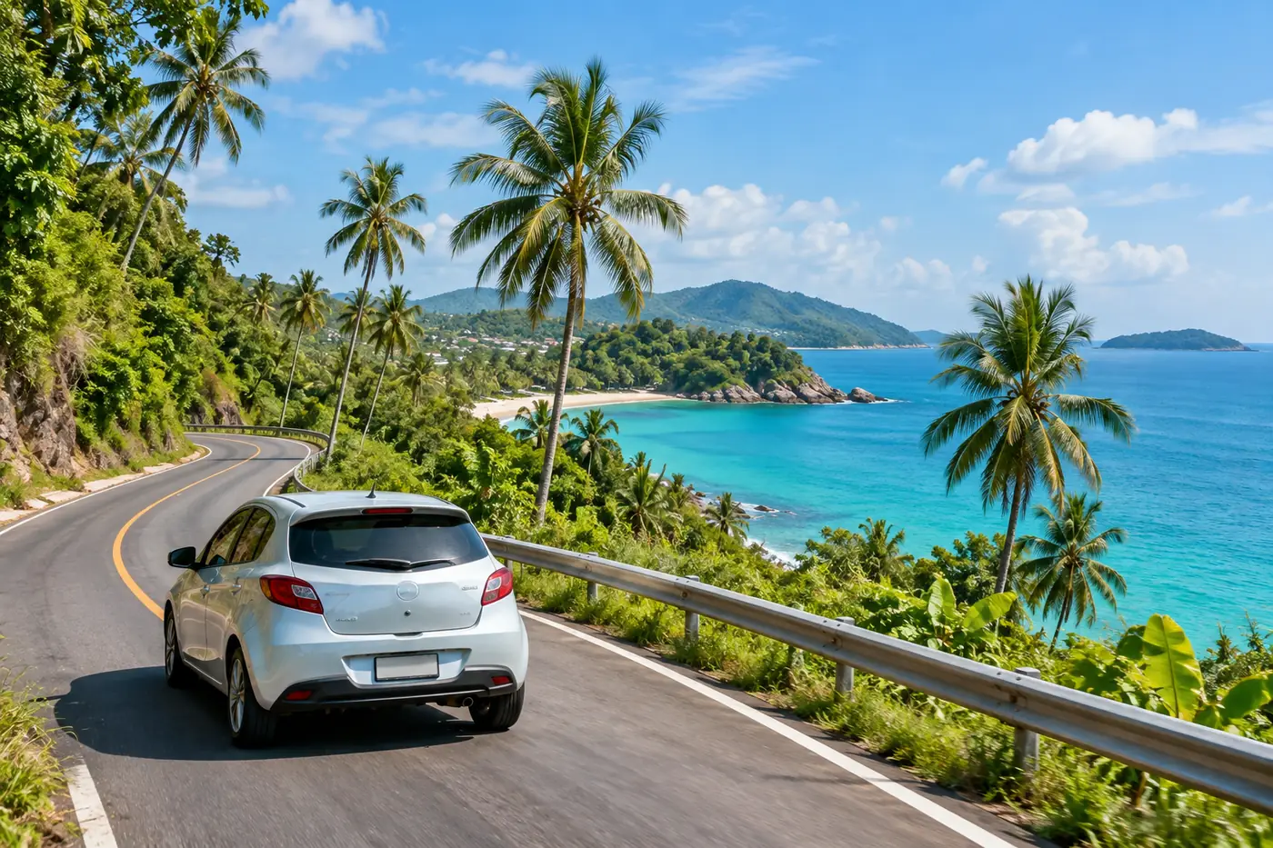 Generated illustration: One-Way Car Rental from Phuket: What Is Possible