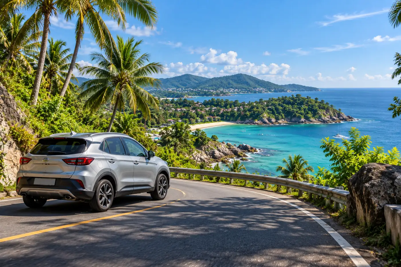 Generated illustration: Should I Rent a Car in Phuket