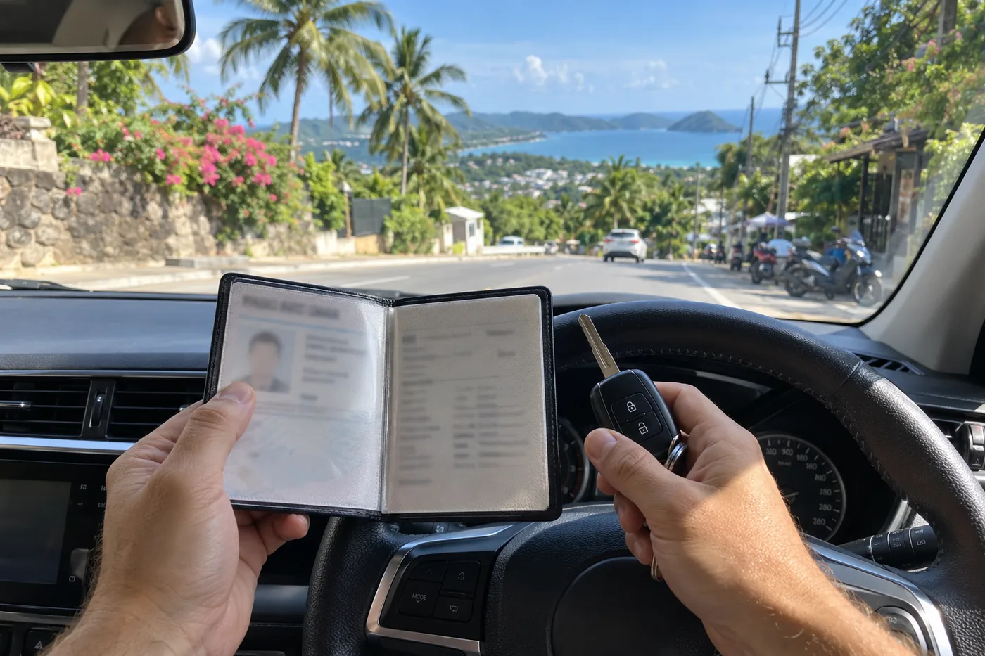 Generated illustration: Can I Drive in Phuket with a US Licence