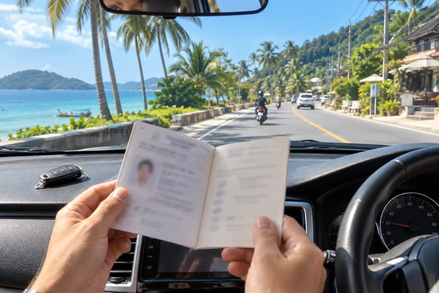 Generated illustration: ASEAN Driving Licences in Thailand: What Is Accepted, Phuket