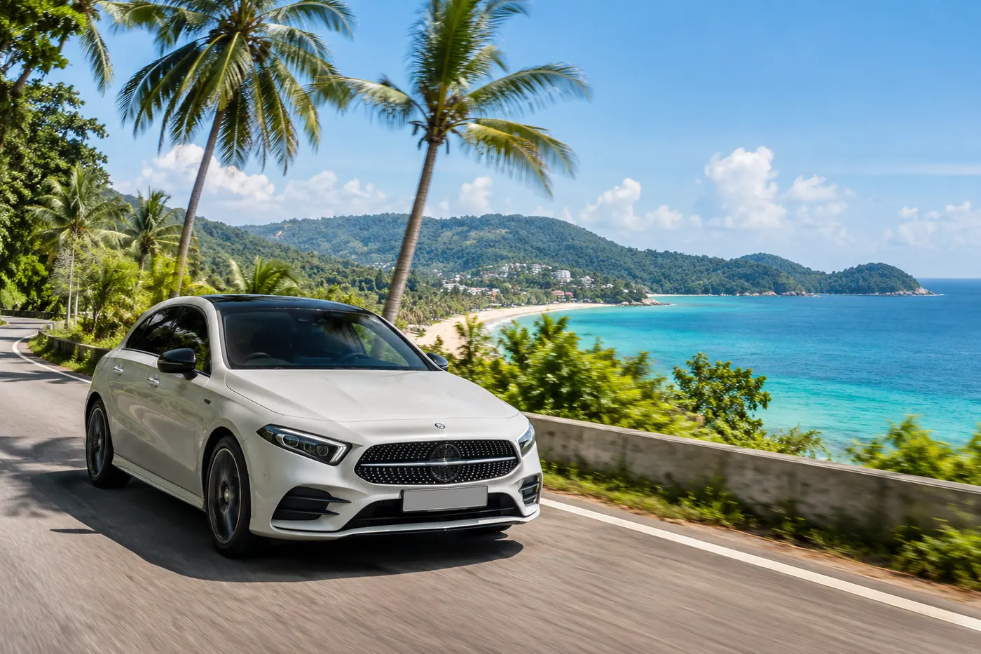 Generated illustration: Luxury Car Rental in Karon, Phuket
