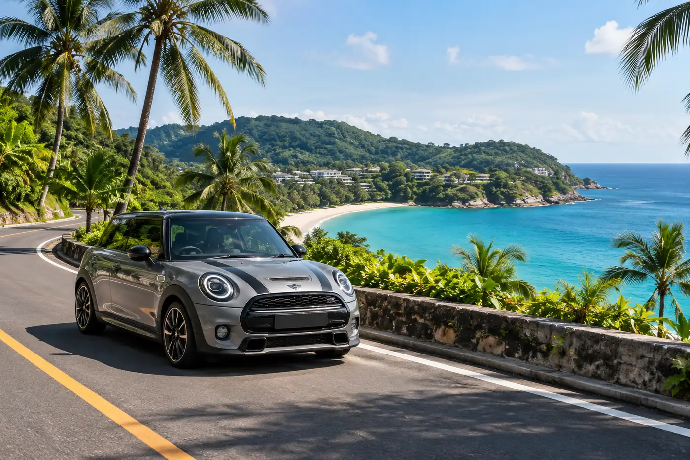 Generated illustration: Luxury Car Rental in Kata, Phuket
