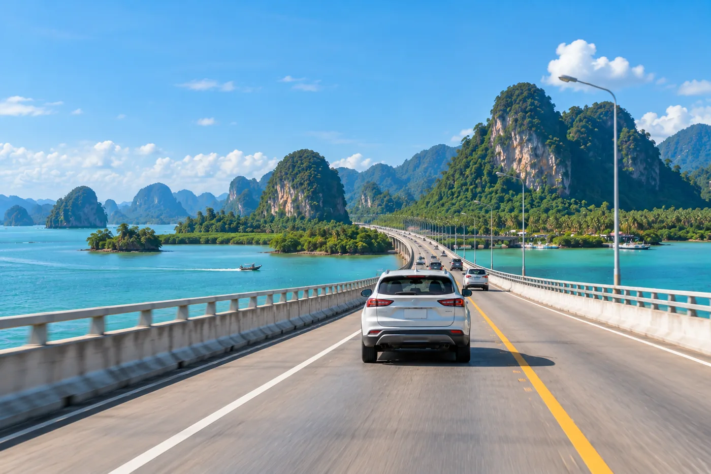 Generated illustration: Phuket to Krabi Road Trip by Car: Planning Guide
