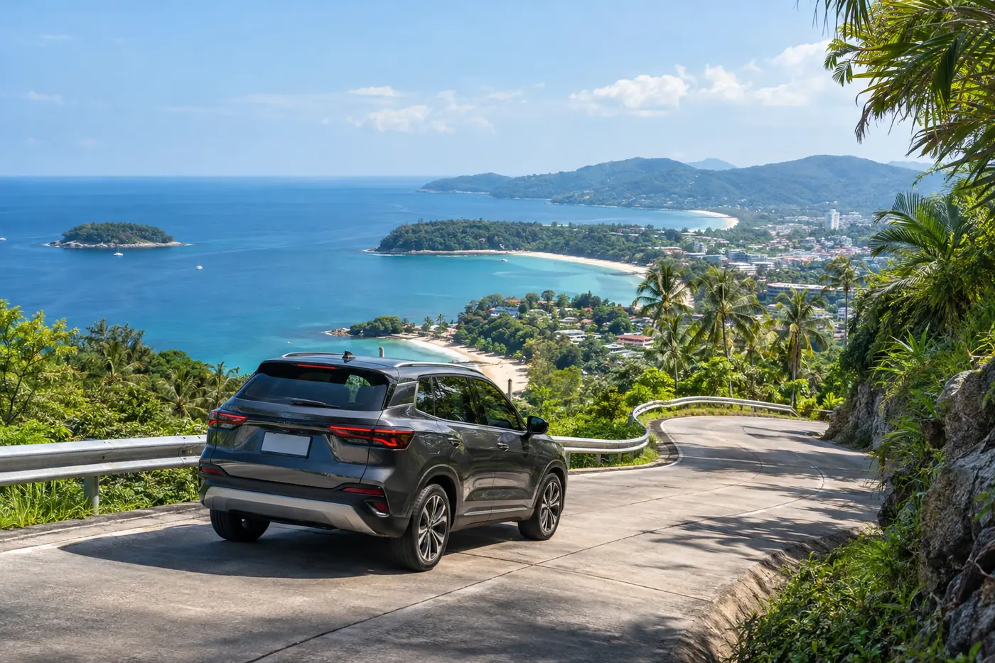 Generated illustration: SUV Rental in Kata, Phuket