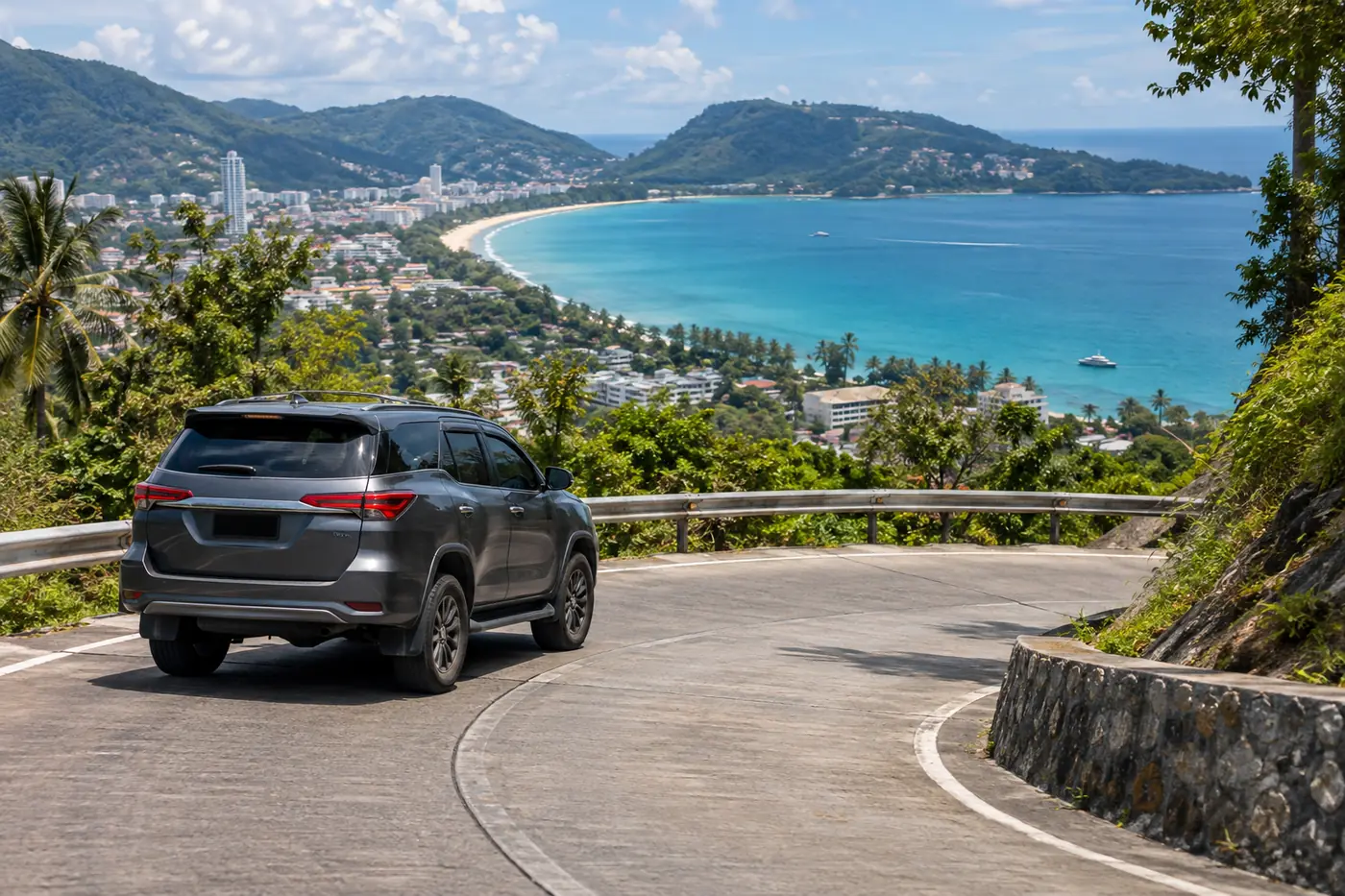 Generated illustration: SUV Rental in Patong, Phuket